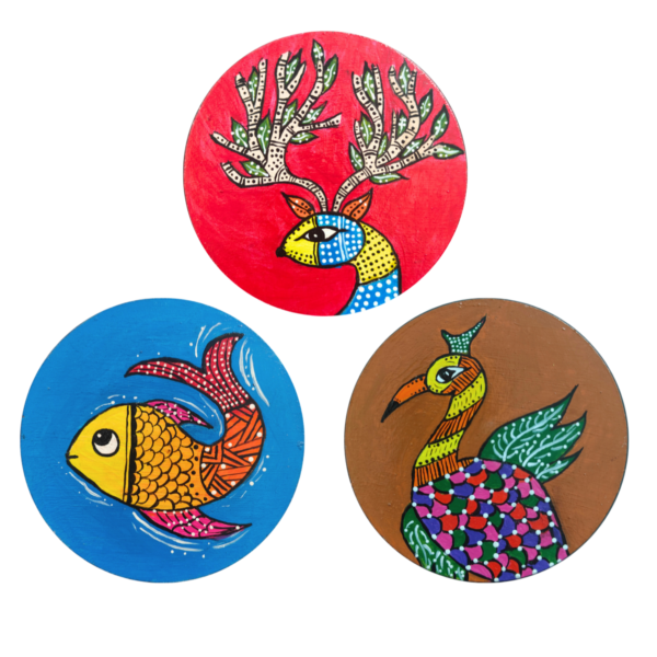 Gond Art Fridge Magnets