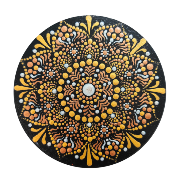 Dot Mandala Fridge Magnets - Image 3