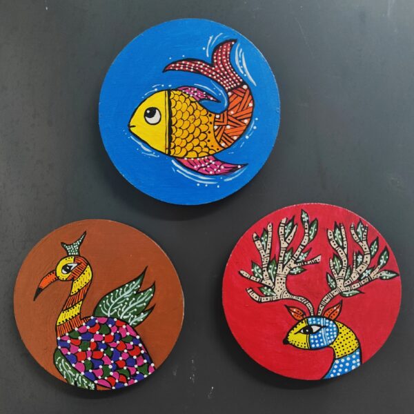 Gond Art Fridge Magnets - Image 5